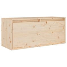 shumee Nástěnná skříňka 80 x 30 x 35 cm masivní borové dřevo