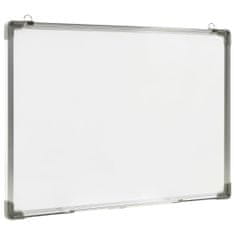 Vidaxl Bílá magnetická tabule stíratelná za sucha 90 x 60 cm ocel