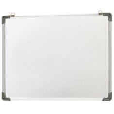 Vidaxl Bílá magnetická tabule stíratelná za sucha 90 x 60 cm ocel