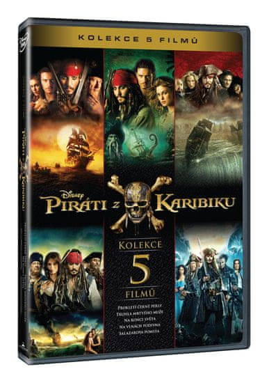 Piráti z Karibiku kolekce 1-5 (5DVD) - DVD
