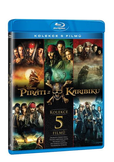 Piráti z Karibiku kolekce 1-5 (Blu-ray) - Blu-ray