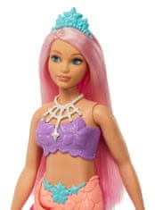 Mattel Barbie Kouzelná mořská víla - růžovo-fialová HGR08
