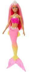 Mattel Barbie Kouzelná mořská víla - růžovo-žlutá HGR08