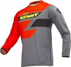 Kenny dres TRACK 19 žluto-oranžovo-šedý XL