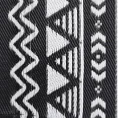 Greatstore Venkovní koberec černý 190 x 290 cm PP