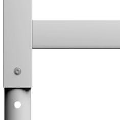 Greatstore Nastavitelné rámy pracovního stolu 2 ks kov 55 x (69–95,5) cm