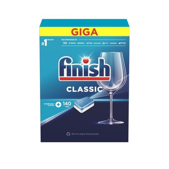 Finish Classic - tablety do myčky nádobí 140 ks