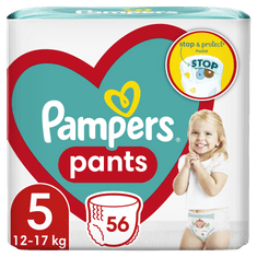 Pampers Plenkové Kalhotky Pants Velikost 5, 56 ks, 12-17 kg