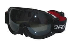 ACRAsport B259-CRN lyžařské brýle pro dospělé, dvojsklo, černé