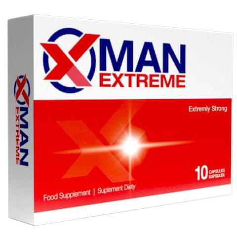 Man Extreme Man-extrémní silná erekce záložka silný potenciál výkonu Doplněk posilující erekci léčba silné potence 10 kapslí