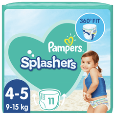 Pampers Splashers Plenkové kalhotky do vody 4-5 (9-15 kg) 11 ks