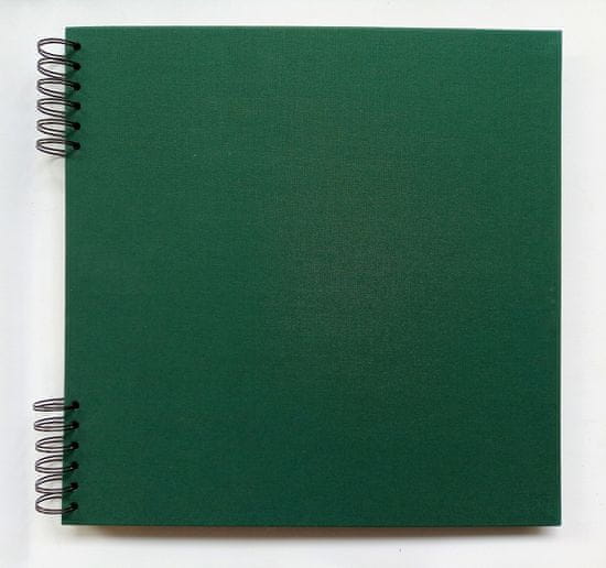 Delux Album - Khaki zelená 31x31 - černé listy