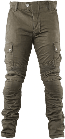 SNAP INDUSTRIES kalhoty jeans CARGO Long khaki