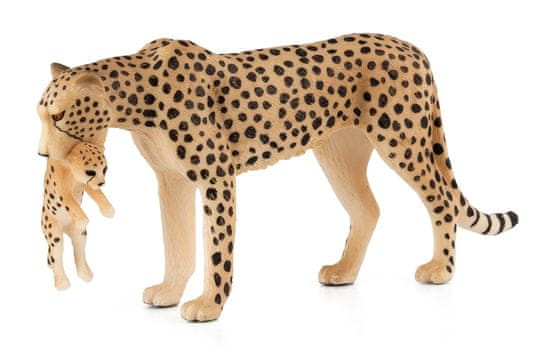 Mojo Fun figurka Gepard samice s mládětem