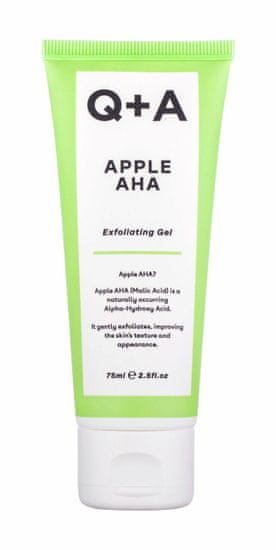 Q+A 75ml apple aha exfoliating gel, peeling