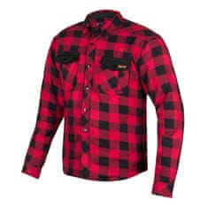 košile ALASKA černo-červené XS