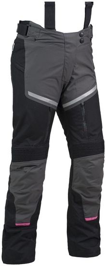 MBW kalhoty ADVENTURE PRO dámské černo-růžovo-šedé