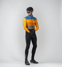 Kenny cyklo dres ESCAPE 22 Winter černo-žluto-modro-oranžovo-šedý S