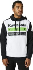 FOX mikina KAWASAKI STRIPES Fleece černo-bílo-zelená L