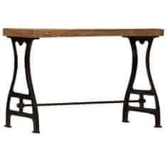 Greatstore Konzolový stolek masivní recyklované dřevo 120 x 40 x 76 cm