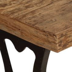 Greatstore Konzolový stolek masivní recyklované dřevo 120 x 40 x 76 cm