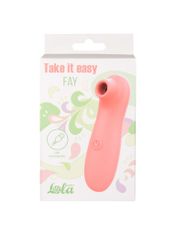 Lola Games Lola Games Take it easy Fay Peach  podtlakový stimulátor klitorisu dobíjecí