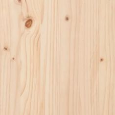 Greatstore Psí bouda 100x70x72 cm masivní borové dřevo