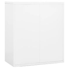 Vidaxl Kancelářská skříň bílá 90 x 46 x 103 cm ocel