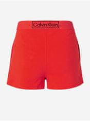 Calvin Klein Červené dámské kraťasy na spaní Calvin Klein Underwear XL