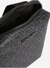 Calvin Klein Černá pánská vzorovaná malá crossbody taška Calvin Klein UNI