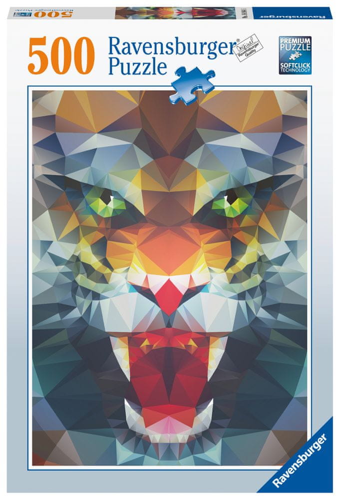 Levně Ravensburger Puzzle Polygonový lev 500 dílků
