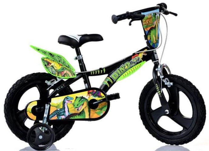 Dino bikes dětské kolo DINO DS 14", zelená - použité