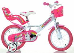 Dino bikes dětské kolo DINO UN 14", růžová