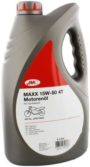JMC motorový olej MAXX HC 4T 15W50 4L