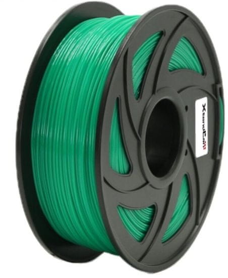 XtendLan tisková struna (filament), PETG, 1,75mm, 1kg, limetkově zelený (3DF-PETG1.75-TGN 1kg)