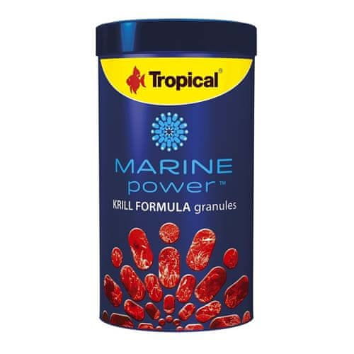 TROPICAL Marine Power Krill Formula 250ml/135g granulované krmivo s vysokým obsahem antarktického krilu