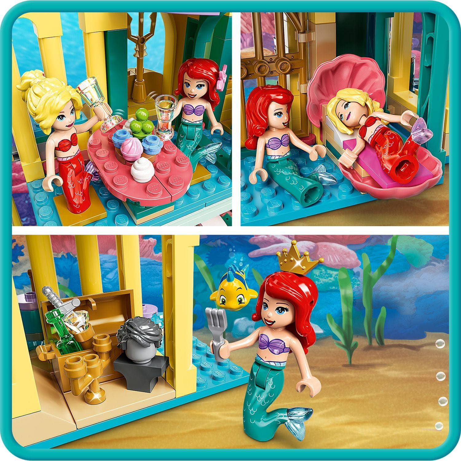  Disney Princess 43207 Arielin podvodný palác 