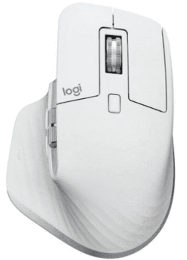 Levně Logitech MX Master 3S, tichá, bezdrátová, bílá (910-006560)
