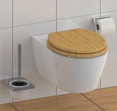 WC prkénko BAMBUS | Soft Close se zpomalovacím mechanismem