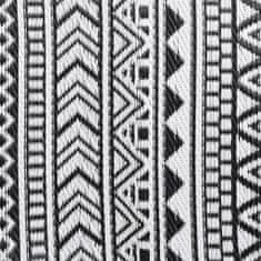 Greatstore Venkovní koberec černý 190 x 290 cm PP