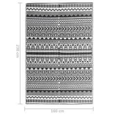 shumee Venkovní koberec černý 160 x 230 cm PP