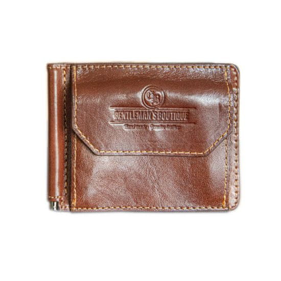 Gentleman's Boutique kožená dolarovka Handy II Chestnut