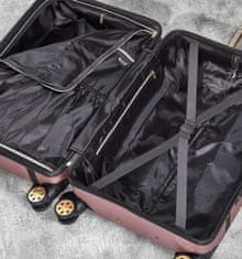 Rock Kabinové zavazadlo ROCK TR-0193/3-S ABS - růžová
