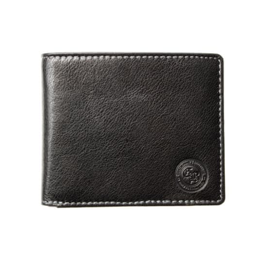 Gentleman's Boutique kožená slim peněženka Cash Carrier Lite černá
