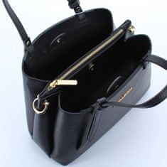Marina Galanti luxusní kožená kabelka s třemi prostory – černá
