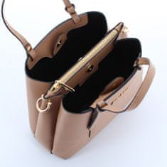 Marina Galanti luxusní kožená kabelka s třemi prostory – velbloudí