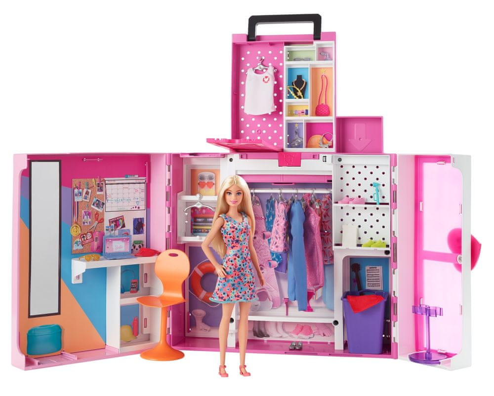 Levně Mattel Barbie Módní šatník snů s panenkou HGX57
