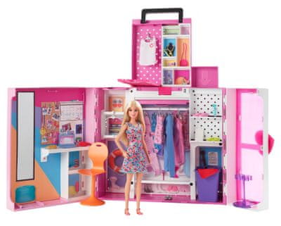 Mattel Barbie Módní šatník snů s panenkou HGX57