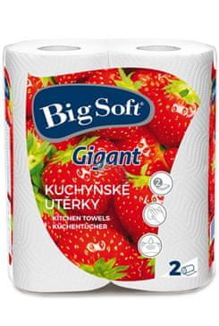 Big Soft Utěrky kuchyňské papírové Gigant 2ks