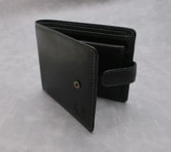 Gentleman's Boutique kožená slim peněženka Cash Saver Lite černá